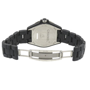 美品 シャネル J12 GMT セラミック マットブラック H3101 自動巻き 腕時計  ブラック 黒 1593【中古】CHANEL メンズ