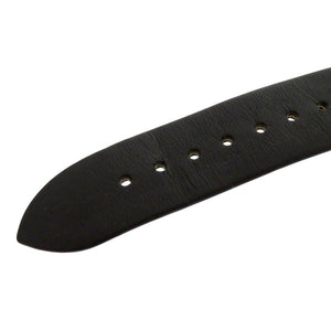 美品 ティファニー ギャラリー Z3002.10.10A10A68A SS レザー ブラック クオーツ 腕時計 黒文字盤 1597【中古】TIFFANY&Co.