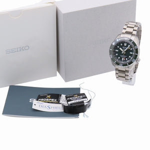 新品同様 セイコー プロスペックス メカニカルダイバーズ GMT SBEJ009 / 6R54-00D0 自動巻き 腕時計 SS グリーン 緑文字盤 1599【中古】SEIKO メンズ