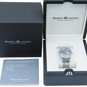 新品同様 モーリスラクロア アイコン オートマティック スケルトン AI6007-SS002-030-1 自動巻き 腕時計 SS シルバー 1602【中古】MAURICE LACROIX メンズ