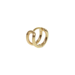 新品同様 ヒロタカ BERUGA ダブル ヒンジ バギー ピアス K10イエローゴールド K18イエローゴールド 1606【中古】Hirotaka