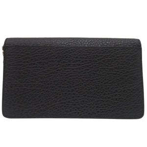 新品同様 メゾン マルジェラ チェーンウォレット 4ステッチ SA3UI0008 P4455 長財布 レザー ブラック 1614【中古】Maison Margiela