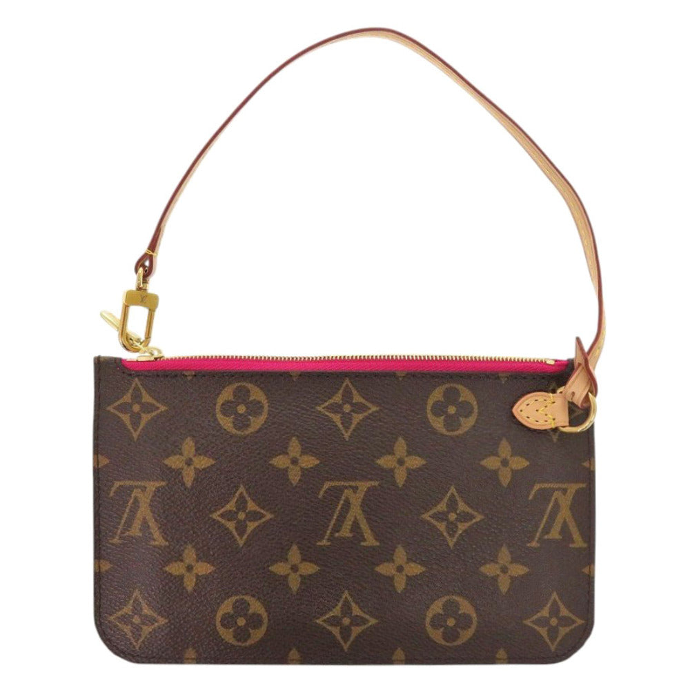 美品 ルイ ヴィトン モノグラム ネヴァーフルポーチ PM用 ピヴォワンヌ LV 1625【中古】LOUIS VUITTON