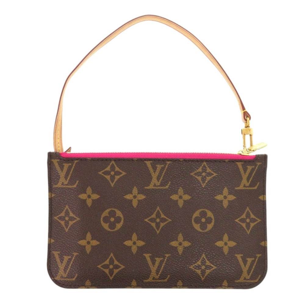 美品 ルイ ヴィトン モノグラム ネヴァーフルポーチ PM用 ピヴォワンヌ LV 1625【中古】LOUIS VUITTON