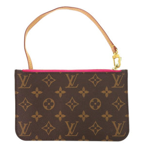 美品 ルイ ヴィトン モノグラム ネヴァーフルポーチ PM用 ピヴォワンヌ LV 1626【中古】LOUIS VUITTON