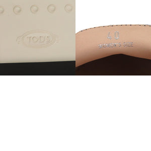 未使用品 トッズ XXW92B0Y411RS0 サイズ40 合成繊維 ネイビー ローファー 紺 1650【中古】TOD’S レディース