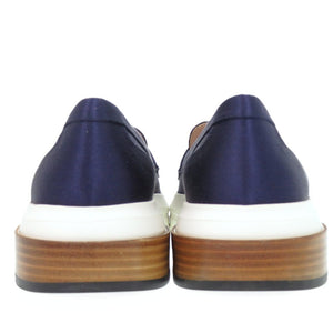 未使用品 トッズ XXW92B0Y411RS0 サイズ40 合成繊維 ネイビー ローファー 紺 1650【中古】TOD’S レディース
