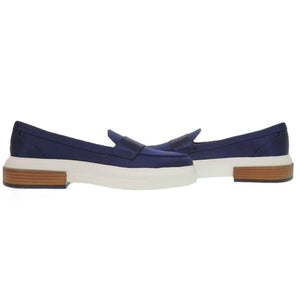 未使用品 トッズ XXW92B0Y411RS0 サイズ40 合成繊維 ネイビー ローファー 紺 1650【中古】TOD’S レディース