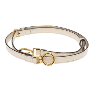 新品同様 フェンディ ピーカブー用 ショルダーストラップ レザー アイボリー 1665【中古】FENDI