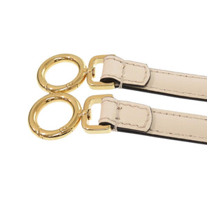 新品同様 フェンディ ピーカブー用 ショルダーストラップ レザー アイボリー 1665【中古】FENDI