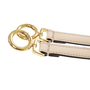 新品同様 フェンディ ピーカブー用 ショルダーストラップ レザー アイボリー 1665【中古】FENDI