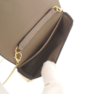 美品 フェンディ ナノバケット 7AR844 スウェード ベージュ ミニチェーンショルダーバッグ バッグチャーム 1678【中古】FENDI