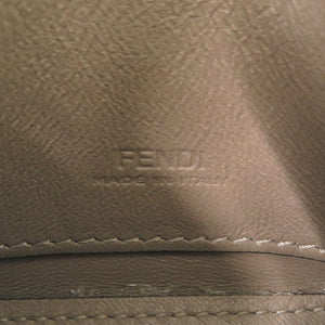 美品 フェンディ ナノバケット 7AR844 スウェード ベージュ ミニチェーンショルダーバッグ バッグチャーム 1678【中古】FENDI