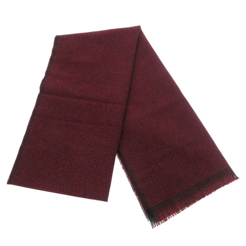 未使用品 ハンティングワールド カシミヤ レッド マフラー 赤 1693【中古】HUNTING WORLD