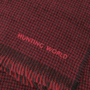 未使用品 ハンティングワールド カシミヤ レッド マフラー 1693【中古】HUNTING WORLD