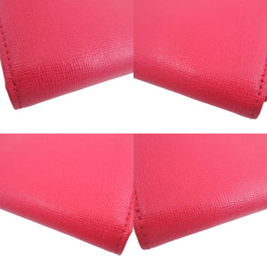 未使用 フルラ レザー レッド 赤 L字ファスナー 長財布 財布 1703【中古】FURLA