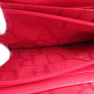 未使用 フルラ レザー レッド 赤 ラウンドファスナー長財布 財布 1705【中古】FURLA