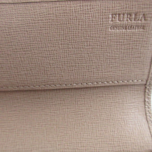 未使用 フルラ レザー ベージュ 2つ折り長財布 財布 1706【中古】FURLA