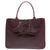 美品 ロンシャン ロゾ 1998 158HT 型押しレザー ボルドー ハンドバッグ 1728【中古】Longchamp