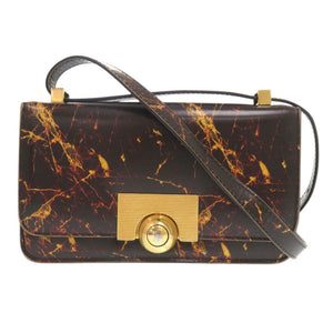 ボッテガヴェネタ ザ クラシック レザー ブラウン系 ショルダーバッグ 1730【中古】BOTTEGAVENETA