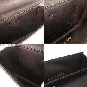 ボッテガヴェネタ ザ クラシック レザー ブラウン系 ショルダーバッグ 1730【中古】BOTTEGAVENETA