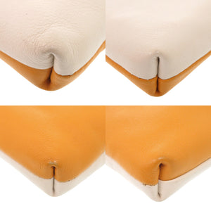 美品 コーチ ディズニー コラボ レザー アイボリー オレンジ ショルダーバッグ 1731【中古】COACH