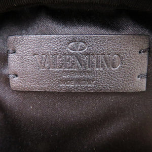 美品 ヴァレンティノ ガラヴァーニ ネックホルダー レザー メタリックシルバー 銀 ショルダーバッグ 1745【中古】Valentino Garavani