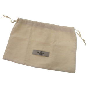 美品 ヴァレンティノ ガラヴァーニ ネックホルダー レザー メタリックシルバー 銀 ショルダーバッグ 1745【中古】Valentino Garavani