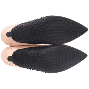 未使用 トッズ ショートブーツ ヒール サイズ40 1/2 レザー ピンク 1750【中古】BURBERRY