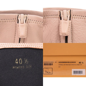 未使用 トッズ ショートブーツ ヒール サイズ40 1/2 レザー ピンク 1750【中古】BURBERRY