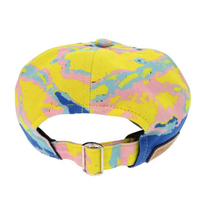 美品 ロエベ EYE NATURE アイ ネイチャー 1720595 キャップ コットン イエロー 帽子 1767【中古】LOEWE