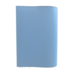未使用 マルベリー RL8162 レザー 水色 パスポートスリップ パスポートケース 1772【中古】Mulberry