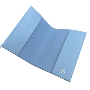 未使用 マルベリー RL8162 レザー 水色 パスポートスリップ パスポートケース 1772【中古】Mulberry