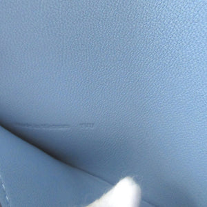 未使用 マルベリー RL8162 レザー 水色 パスポートスリップ パスポートケース 1772【中古】Mulberry