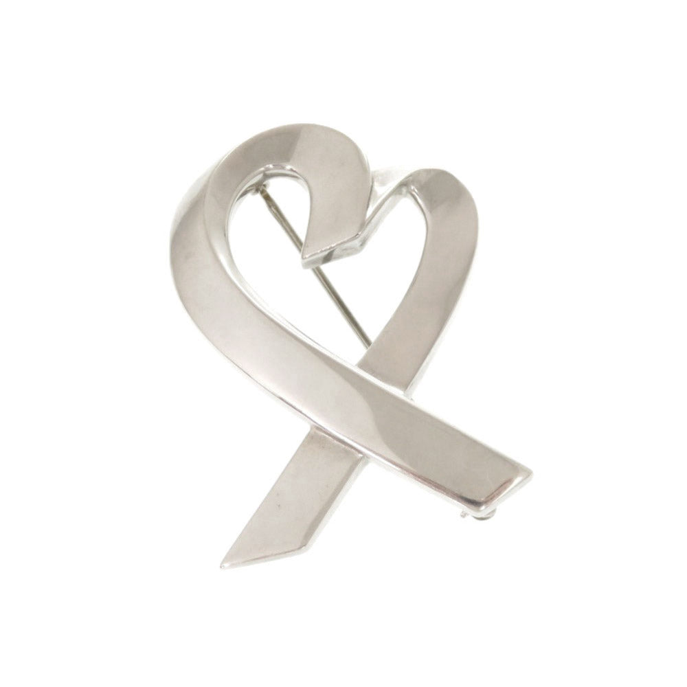 美品 ティファニー ラビングハート シルバー925 ブローチ 1776【中古】TIFFANY&Co.