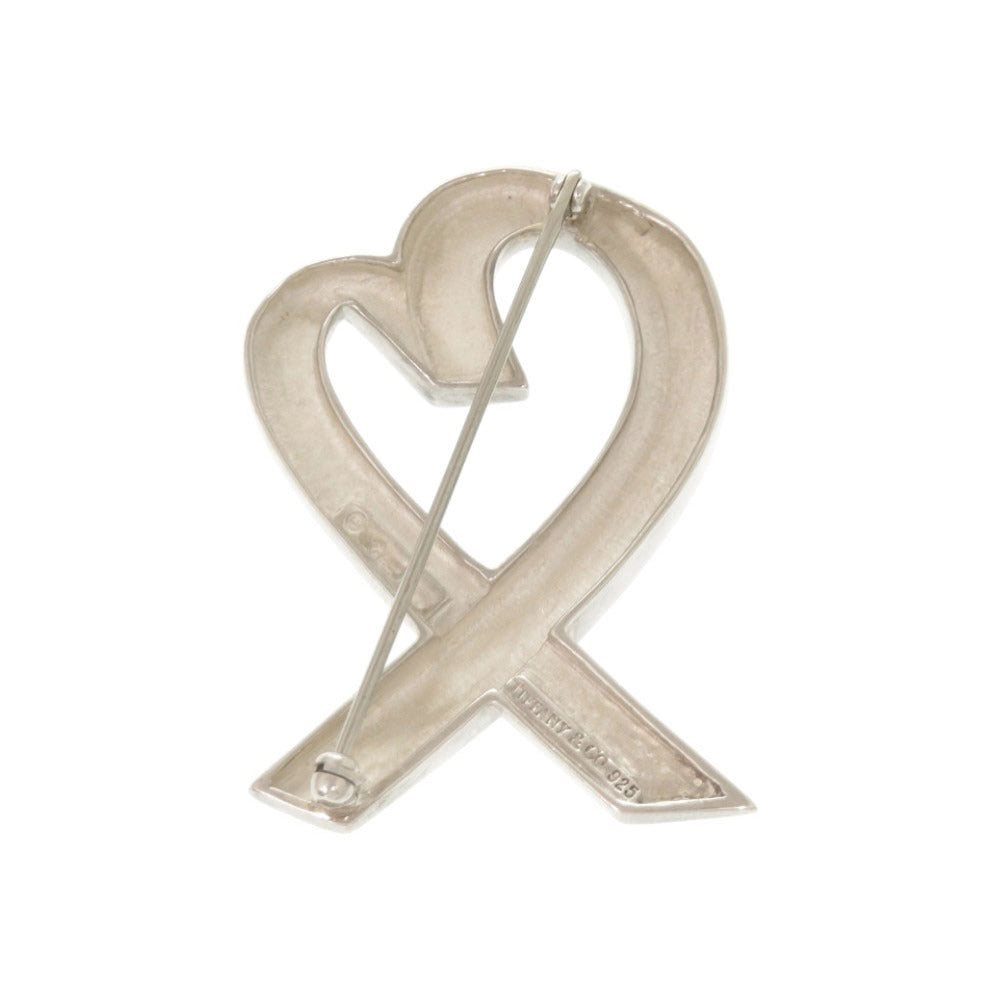 美品 ティファニー ラビングハート シルバー925 ブローチ 1776【中古】TIFFANY&Co.
