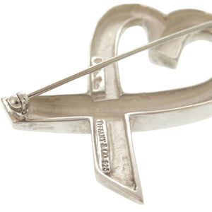 美品 ティファニー ラビングハート シルバー925 ブローチ 1776【中古】TIFFANY&Co.