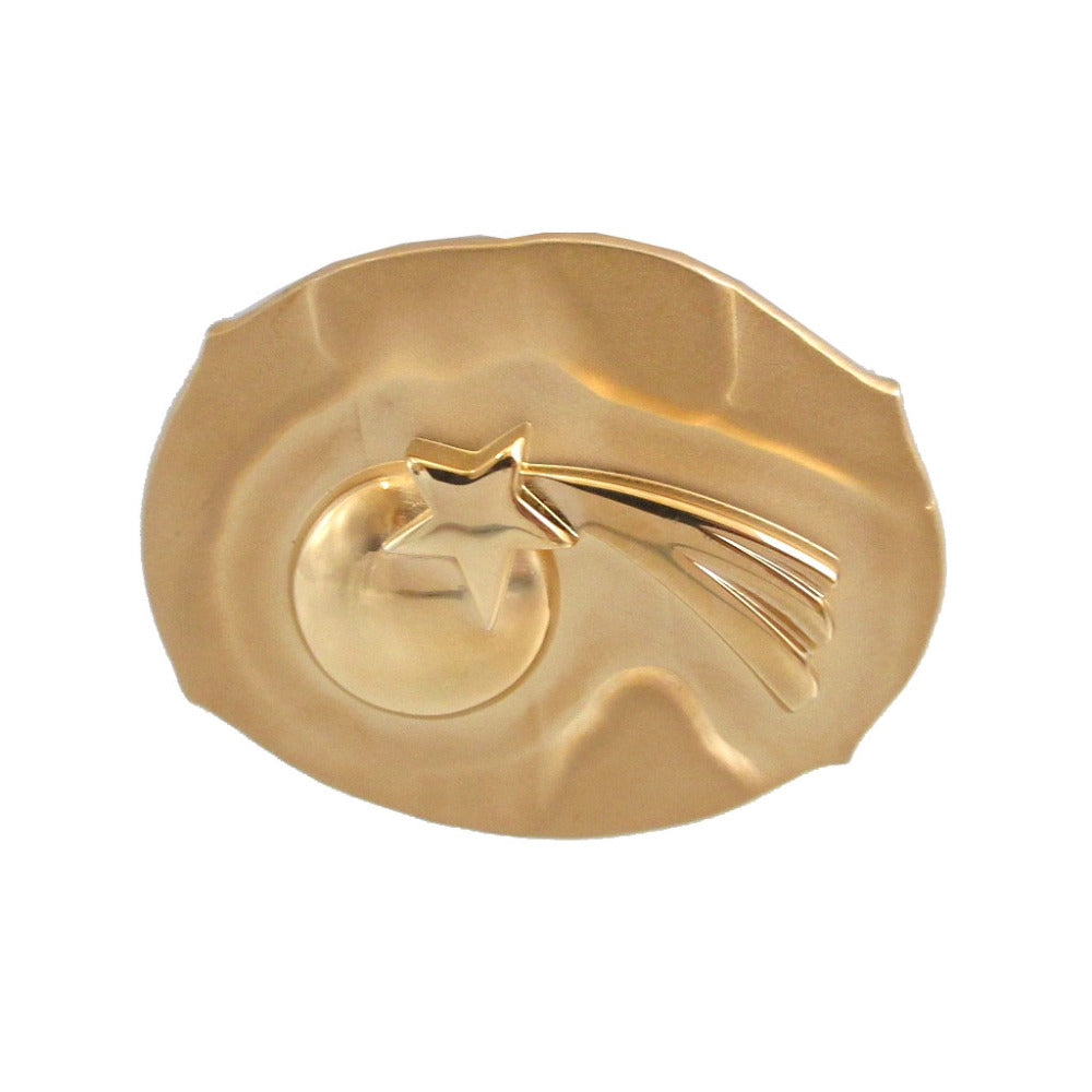 美品 エルメス シューティングスター 流れ星 メタル ゴールド ベルトバックル 1790【中古】HERMES