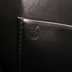 エルメス サンシルボックス ボックスカーフ ブラック ゴールド金具 ○J刻印 ヴィンテージ クラッチバッグ 黒 1800 【中古】 HERMES