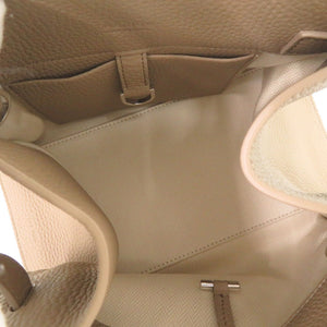 新品同様 ザ ロウ ソフト マルゴー 10 レザー ダークトープ 2WAY ハンドバッグ ショルダーバッグ 1836【中古】THE ROW