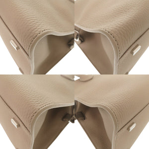 新品同様 ザ ロウ ソフト マルゴー 10 レザー ダークトープ 2WAY ハンドバッグ ショルダーバッグ 1836【中古】THE ROW