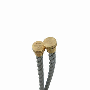 美品 フレッド フォース10 ハーフダイヤ MM ブレスレット 750 K18PG/ブラックセラミック/ダイヤモンド ＃16 2連ブレスレット 1864【中古】FRED