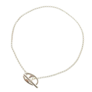 美品 エルメス シェーヌダンクル パンク 40 シルバー925 ネックレス 1869【中古】HERMES