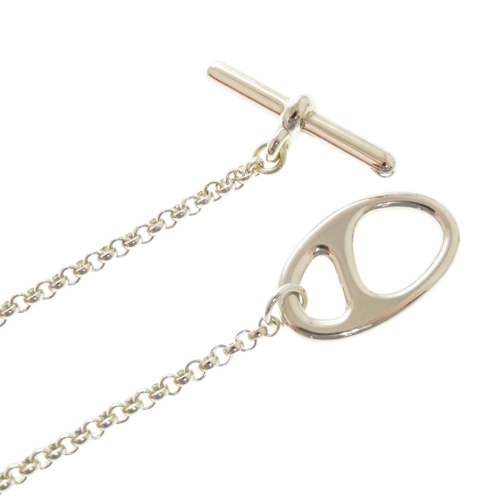 美品 エルメス シェーヌダンクル パンク 40 シルバー925 ネックレス 1869【中古】HERMES