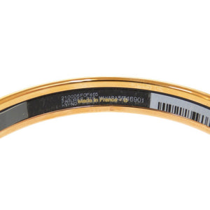 新品同様 エルメス エマイユPM マハラジャの装身具 メタル ピンクゴールド金具 マルチカラー バングル ブレスレット 1873【中古】HERMES