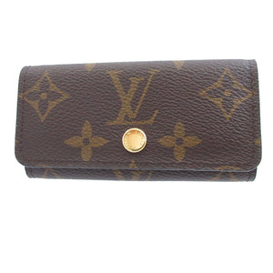 新品同様 ルイヴィトン ミュルティクレ ICチップ モノグラム ブラウン 茶 4連 キーケース 1900【中古】LOUIS VUITTON