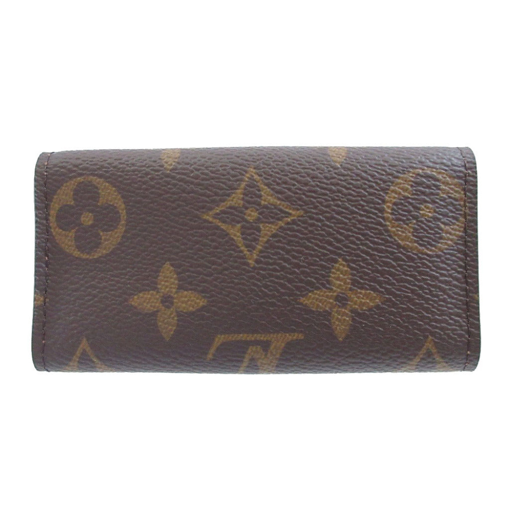 新品同様 ルイヴィトン ミュルティクレ ICチップ モノグラム ブラウン 茶 4連 キーケース 1900【中古】LOUIS VUITTON