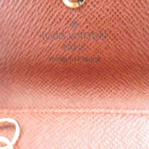 新品同様 ルイヴィトン ミュルティクレ ICチップ モノグラム ブラウン 茶 4連 キーケース 1900【中古】LOUIS VUITTON