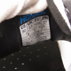 未使用品 ホカ RINCON 3 リンコン 3 1119395 NCSW サイズ27cm ポリエステル ポリウレタン ペールグレー ブラック ランニングシューズ 1906【中古】HOKA メンズ