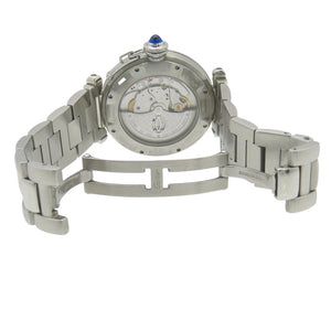 カルティエ パシャ コンベックス グリッド W31059H3 自動巻き 腕時計 SS シルバー 1914【中古】CARTIER メンズ